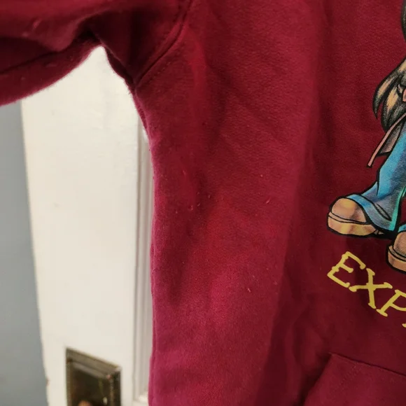 Bratz Hoodie Juniors Express Yourself Maroon/red Size L 11/13 - Picture 7 of 7